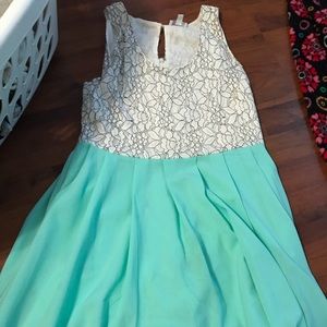 Mint dress with pockets!!